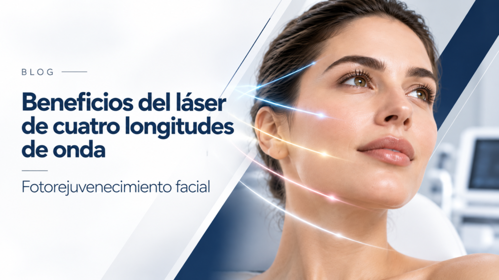 Fotorejuvenecimiento facial con láser de cuatro longitudes de onda